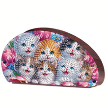 Load image into Gallery viewer, Wooden Animals DIY Rhinestones Storage Holder Diamond Painting Organizer Rack