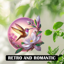 Load image into Gallery viewer, Acrylic Diamond Painting Hanging Pendant Diamond Art Window Pendants (A)