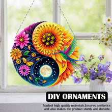 Load image into Gallery viewer, Acrylic Diamond Painting Hanging Pendant Diamond Art Window Pendants (J)