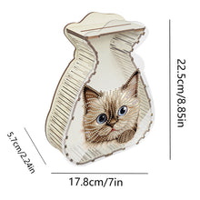 Load image into Gallery viewer, Acrylic Wooden Cat DIY Money Storage Box Diamond Art Decors for Adults Beginners