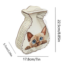 Load image into Gallery viewer, Acrylic Wooden Cat DIY Money Storage Box Diamond Art Decors for Adults Beginners