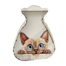 Load image into Gallery viewer, Acrylic Wooden Cat DIY Money Storage Box Diamond Art Decors for Adults Beginners