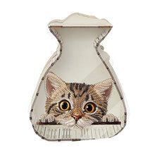 Load image into Gallery viewer, Acrylic Wooden Cat DIY Money Storage Box Diamond Art Decors for Adults Beginners
