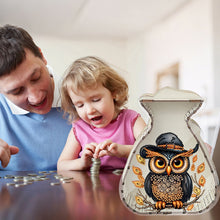 Load image into Gallery viewer, Acrylic Wooden Cat DIY Money Storage Box Diamond Art Decors for Adults Beginners