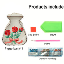 Load image into Gallery viewer, Acrylic Wooden Cat DIY Money Storage Box Diamond Art Decors for Adults Beginners