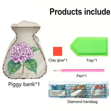 Load image into Gallery viewer, Acrylic Wooden Cat DIY Money Storage Box Diamond Art Decors for Adults Beginners