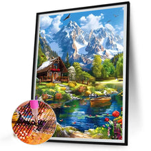 Load image into Gallery viewer, Diamond Painting - Full Round - Landscape House (40*50CM)