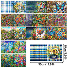 Load image into Gallery viewer, 12pcs Diamond Painting Greeting Cards Handmade Diamond Art Cards for Adults (C)