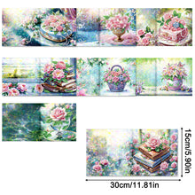 Load image into Gallery viewer, 8pcs Diamond Painting Greeting Cards Handmade Diamond Art Cards for Adults (D)
