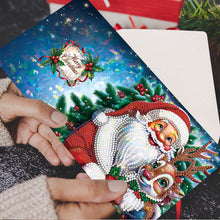 Load image into Gallery viewer, 8pcs Diamond Painting Greeting Cards Handmade Diamond Art Cards for Adults (E)