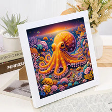 Load image into Gallery viewer, Diamond Painting - Partial Special Shaped - Octopus (30*30CM)