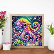 Load image into Gallery viewer, Diamond Painting - Partial Special Shaped - Octopus (30*30CM)