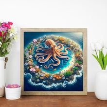 Load image into Gallery viewer, Diamond Painting - Partial Special Shaped - Octopus (30*30CM)