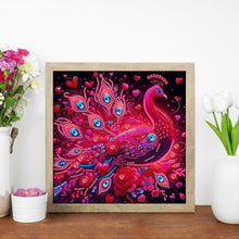Load image into Gallery viewer, Diamond Painting - Partial Special Shaped - Peacock (30*30CM)