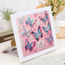 Load image into Gallery viewer, Diamond Painting - Partial Special Shaped - Butterfly (30*30CM)
