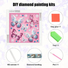 Load image into Gallery viewer, Diamond Painting - Partial Special Shaped - Butterfly (30*30CM)