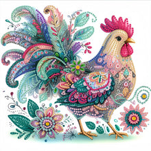 Load image into Gallery viewer, Diamond Painting - Partial Special Shaped - Rooster (30*30CM)