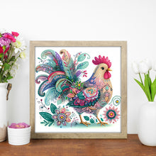 Load image into Gallery viewer, Diamond Painting - Partial Special Shaped - Rooster (30*30CM)
