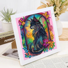 Load image into Gallery viewer, Diamond Painting - Partial Special Shaped - Black Cat (30*30CM)