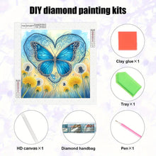 Load image into Gallery viewer, Diamond Painting - Partial Special Shaped - Butterfly (30*30CM)