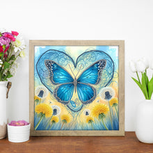 Load image into Gallery viewer, Diamond Painting - Partial Special Shaped - Butterfly (30*30CM)