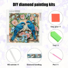 Load image into Gallery viewer, Diamond Painting - Partial Special Shaped - Blue Bird (30*30CM)