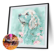 Load image into Gallery viewer, Diamond Painting - Partial Special Shaped - Dog (30*30CM)