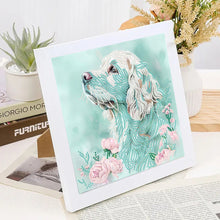 Load image into Gallery viewer, Diamond Painting - Partial Special Shaped - Dog (30*30CM)