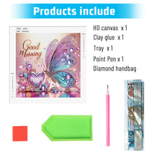 Load image into Gallery viewer, Diamond Painting - Partial Special Shaped - Flowers And Butterflies (30*30CM)