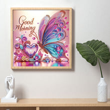 Load image into Gallery viewer, Diamond Painting - Partial Special Shaped - Flowers And Butterflies (30*30CM)
