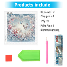 Load image into Gallery viewer, Diamond Painting - Partial Special Shaped - Flowers And Butterflies (30*30CM)