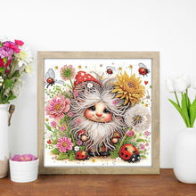 Load image into Gallery viewer, Diamond Painting - Partial Special Shaped - Ladybug Gnome (30*30CM)