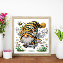 Load image into Gallery viewer, Diamond Painting - Partial Special Shaped - Bee Gnome (30*30CM)