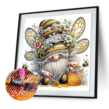 Load image into Gallery viewer, Diamond Painting - Partial Special Shaped - Bee Gnome (30*30CM)
