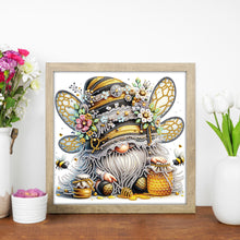 Load image into Gallery viewer, Diamond Painting - Partial Special Shaped - Bee Gnome (30*30CM)