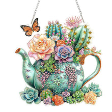 Load image into Gallery viewer, Succulents Cacti 2D Flat DIY Diamond Art Pendant Window Hanging Art for Home