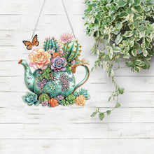 Load image into Gallery viewer, Succulents Cacti 2D Flat DIY Diamond Art Pendant Window Hanging Art for Home