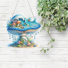 Load image into Gallery viewer, Seaside Mushroom 2D Flat DIY Diamond Art Pendant Window Hanging Art for Home