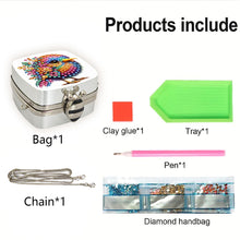 Load image into Gallery viewer, DIY Diamond Painting Small Shoulder Bag Portable Cosmetic Pouch Envelope Clutch