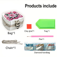 Load image into Gallery viewer, DIY Diamond Painting Small Shoulder Bag Portable Cosmetic Pouch Envelope Clutch