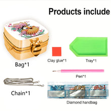 Load image into Gallery viewer, DIY Diamond Painting Small Shoulder Bag Portable Cosmetic Pouch Envelope Clutch