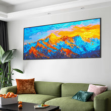Load image into Gallery viewer, Diamond Painting - Full Square - Sunshine Golden Mountain (80*40CM)
