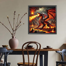 Load image into Gallery viewer, Diamond Painting - Full Round - Dragon (40*40CM)