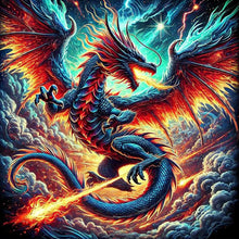 Load image into Gallery viewer, Diamond Painting - Full Round - Dragon (40*40CM)
