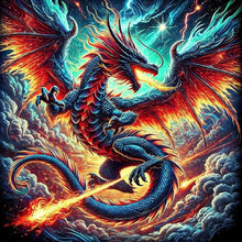 Load image into Gallery viewer, Diamond Painting - Full Round - Dragon (40*40CM)