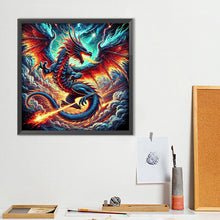 Load image into Gallery viewer, Diamond Painting - Full Round - Dragon (40*40CM)