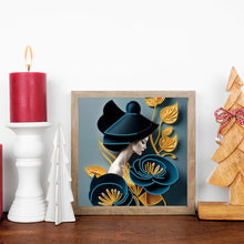 Load image into Gallery viewer, Diamond Painting - Partial Special Shaped - Elegant Beauty (30*30CM)