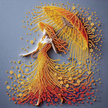 Load image into Gallery viewer, Diamond Painting - Partial Special Shaped - Elegant Umbrella Beauty (30*30CM)