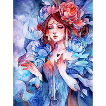 Load image into Gallery viewer, Diamond Painting - Full Round - Flower Goddess (30*40CM)