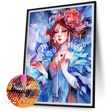 Load image into Gallery viewer, Diamond Painting - Full Round - Flower Goddess (30*40CM)